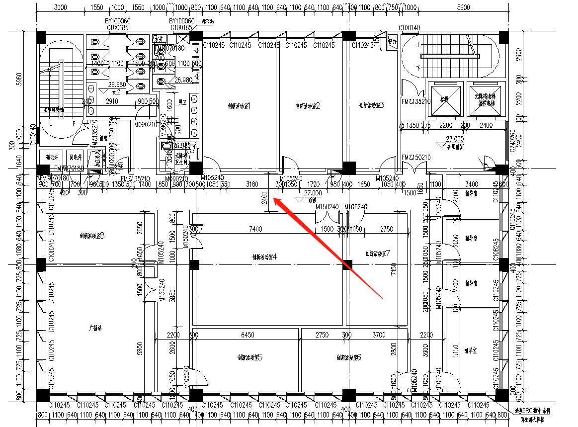 中小學(xué)建筑走廊寬度問題圖2